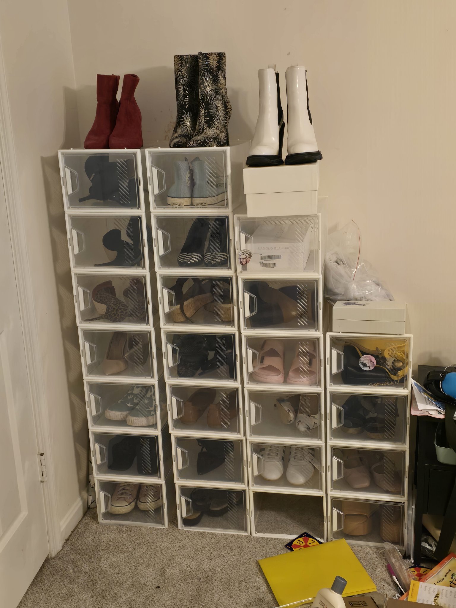 ADHD Shoe Storage: How I Organized My Huge Shoe Collection in a Small Closet